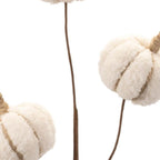 Six Cream Cream Fall Mini Pumpkins Wreath Sprays