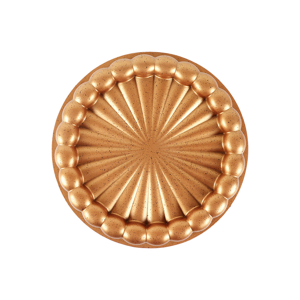 Serenk Fun Cooking Tart Pan Quiche Pan for Perfect Dishes Yellow-1