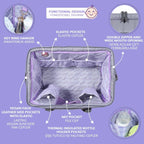 Milk&Moo Diaper Bag Quilted Dark Gray