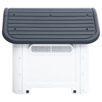 vidaXL Dog House Garden Dog Kennel Small Pet Cage Puppy Shelter Polypropylene