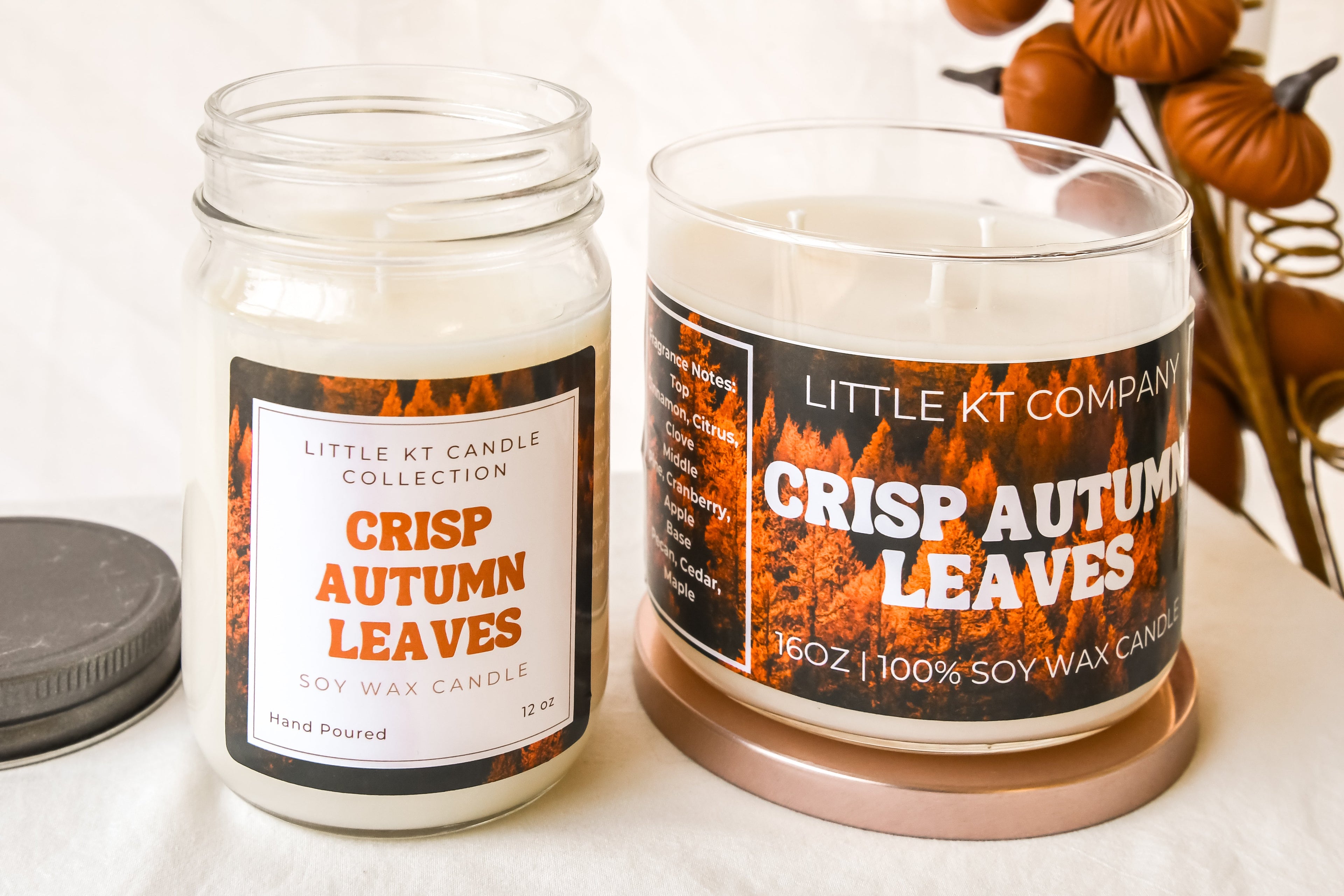 Crisp Autumn Leaves Candle