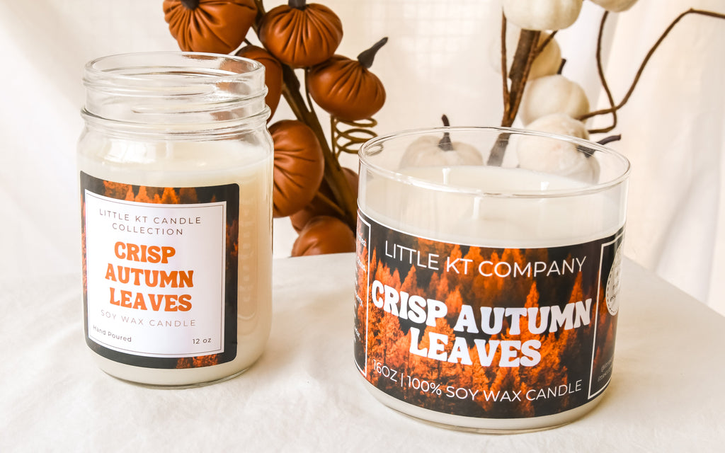 Crisp Autumn Leaves Candle
