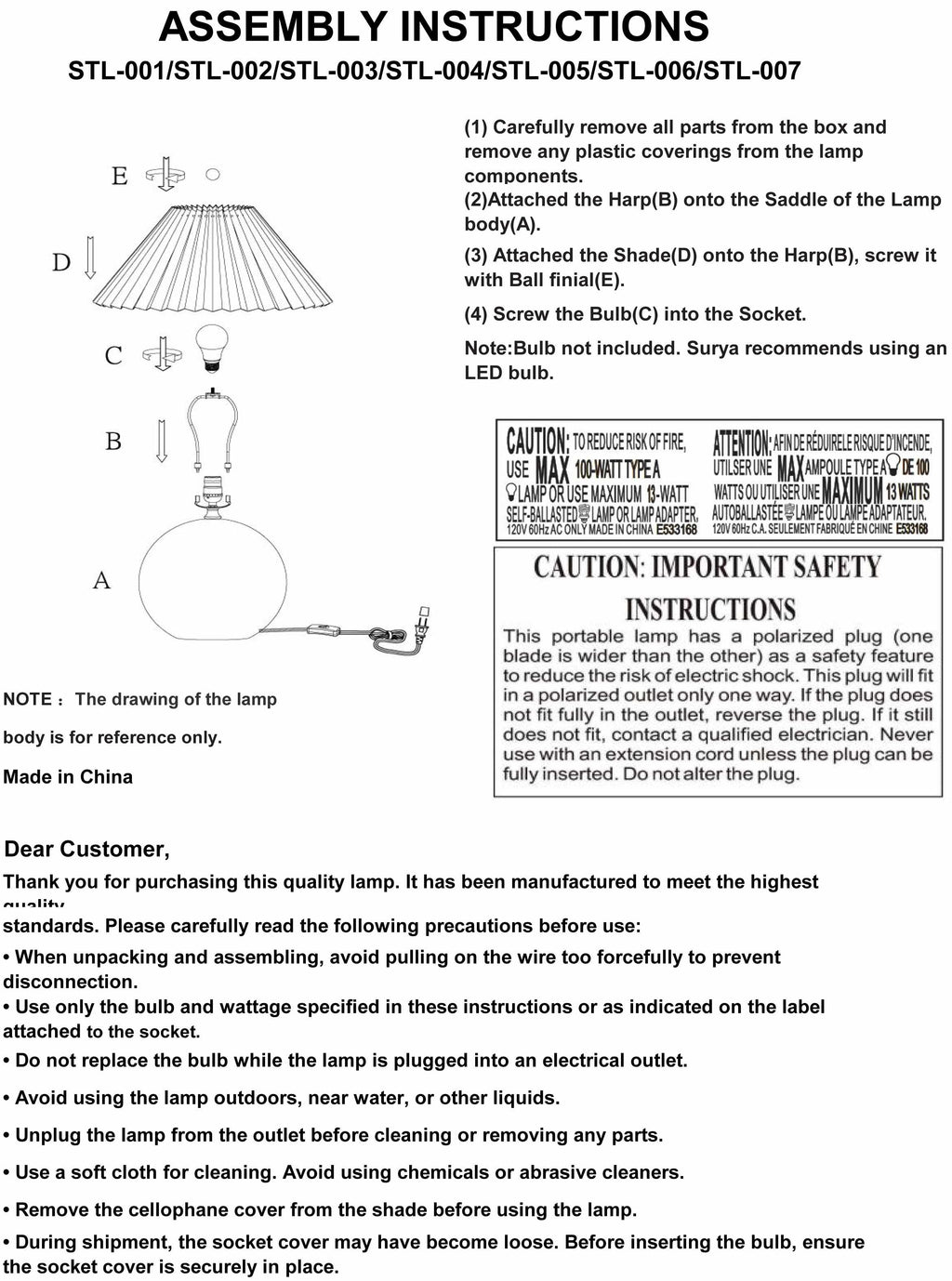 Policarpa Table Lamp