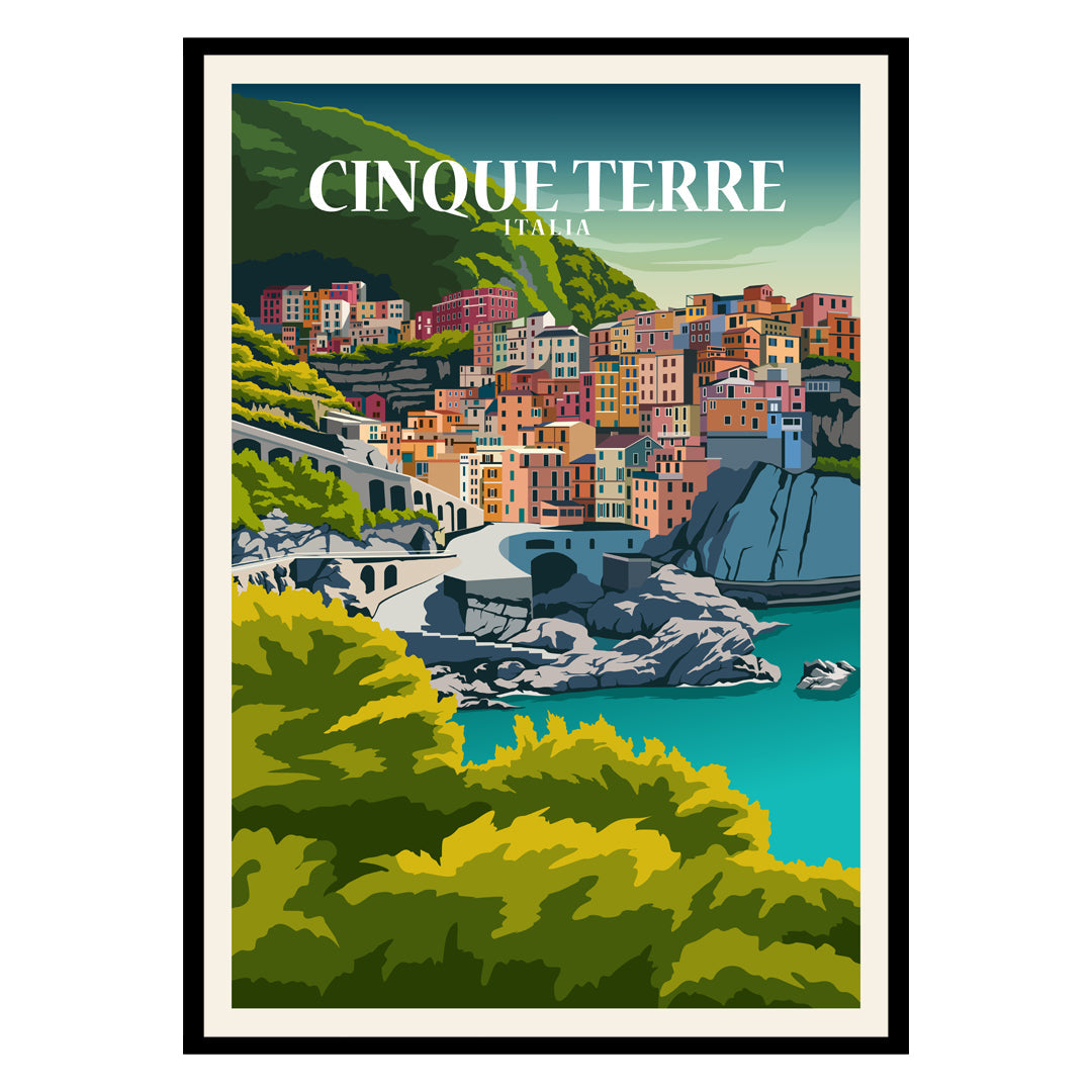 Cinque Terre Italia Poster